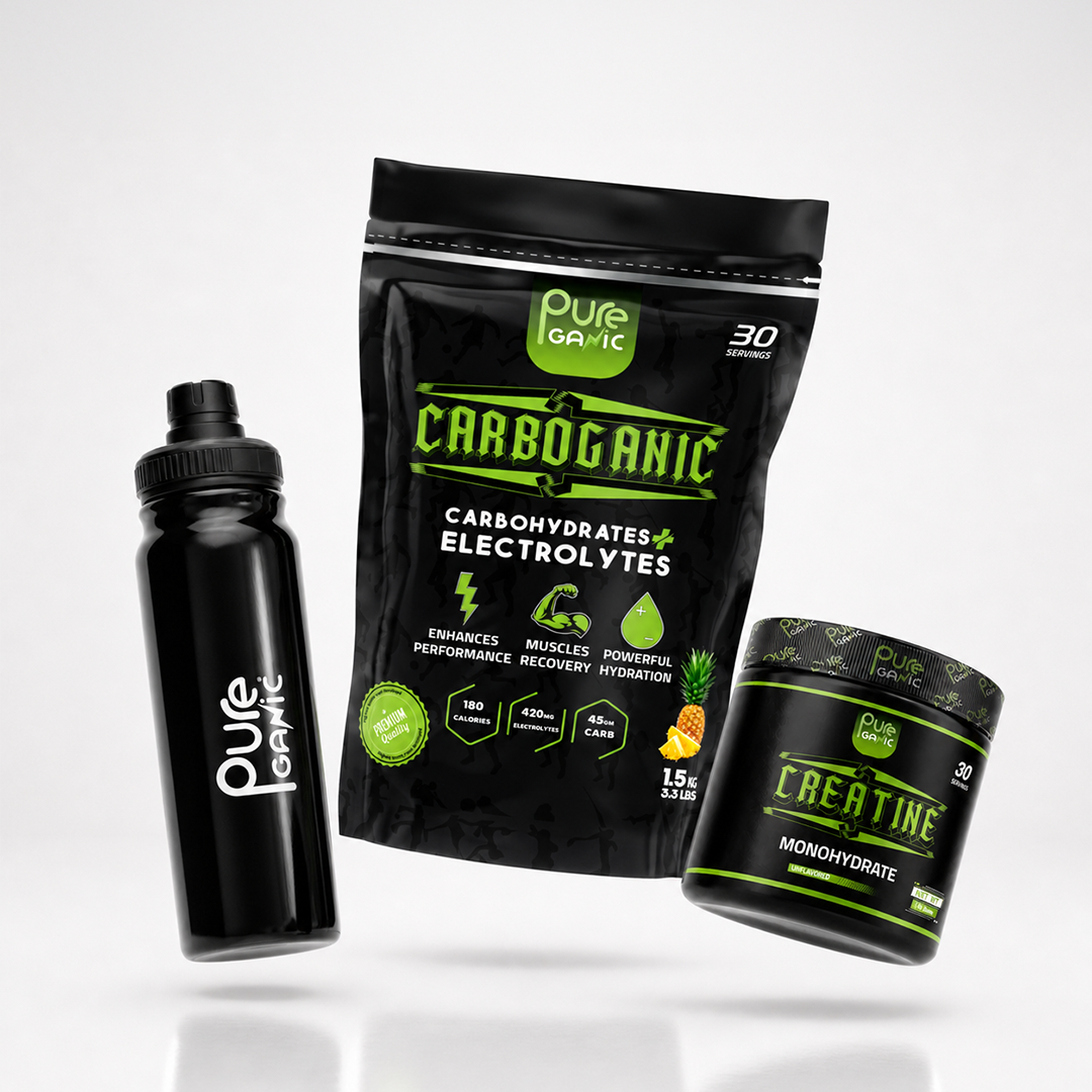 Carboganic+ Creatine Monohydrate 150 gm + Thermal Bottle