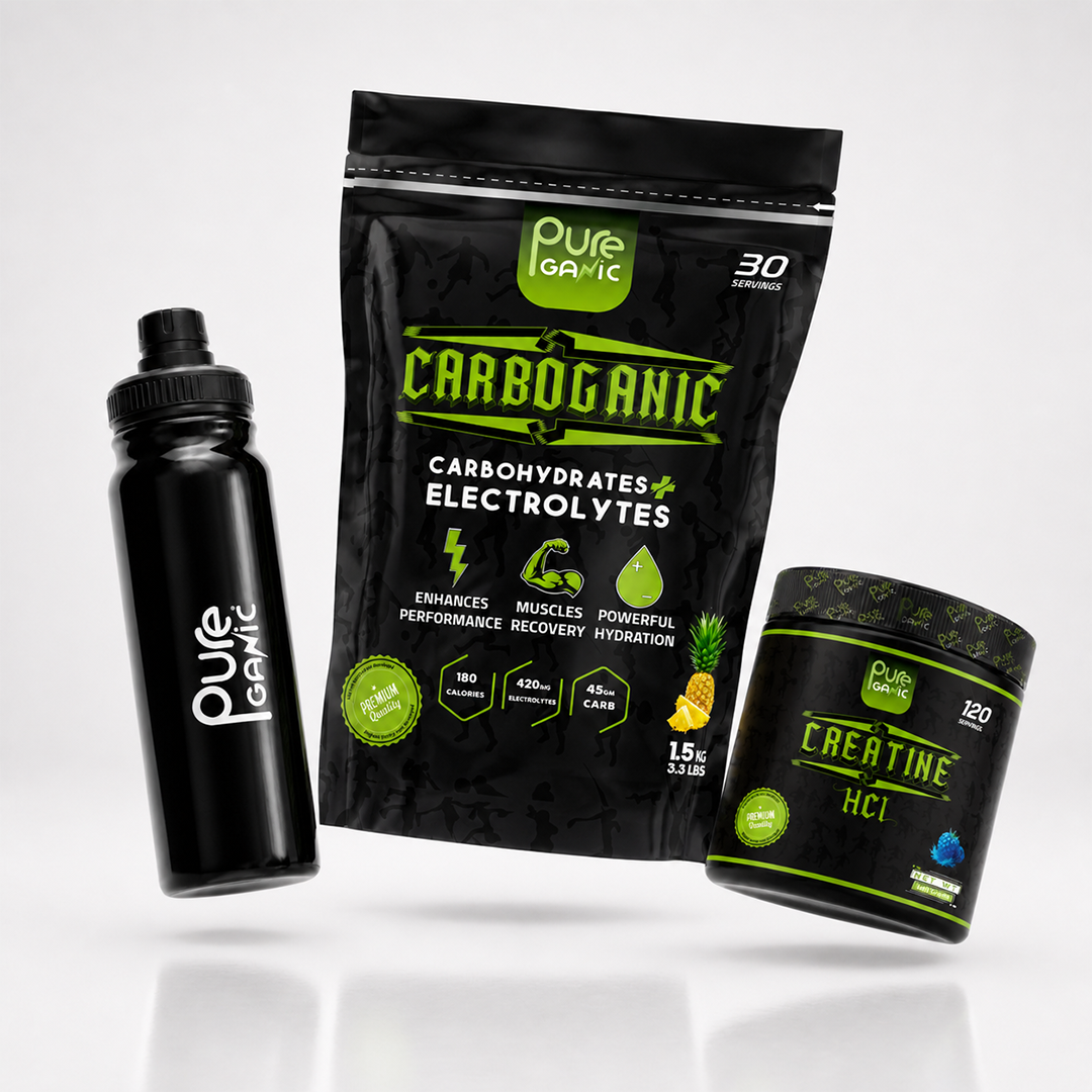 Creatine HCL + Thermal Bottle + Carboganic