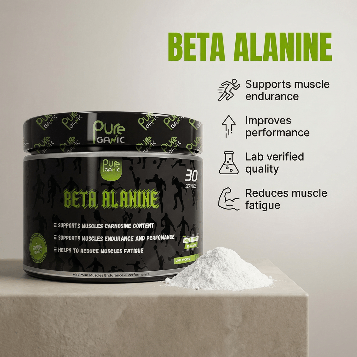 Beta alanine - Pureganic - eg