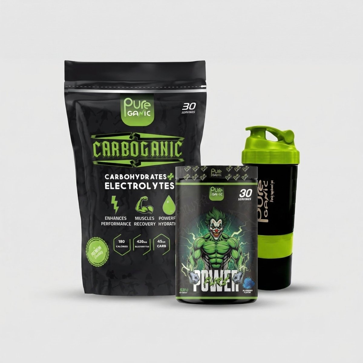 Carboganic + Purepower + smart shaker - Pureganic - eg