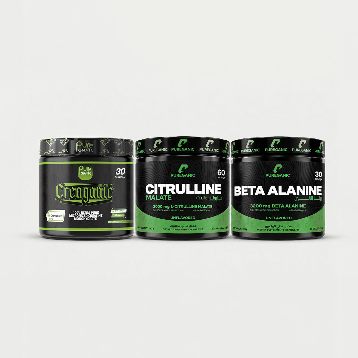 Creaganic Creapure 150gm+ Citrulline 180gm + Beta Alanine