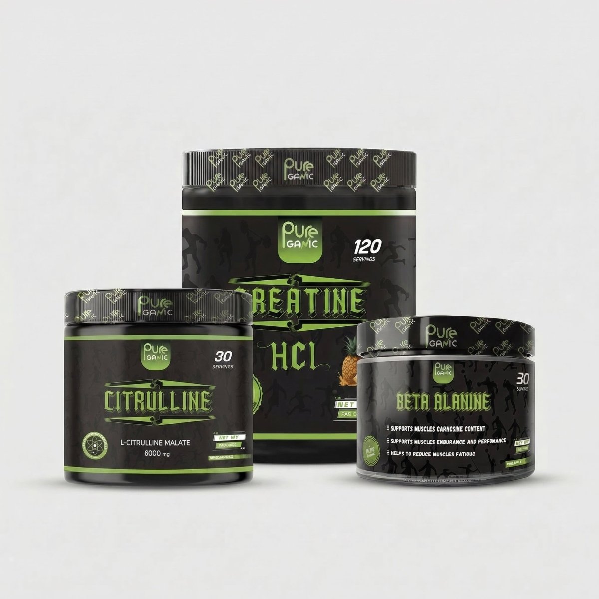 Creatine HCL + Citrulline + beta - Pureganic - eg