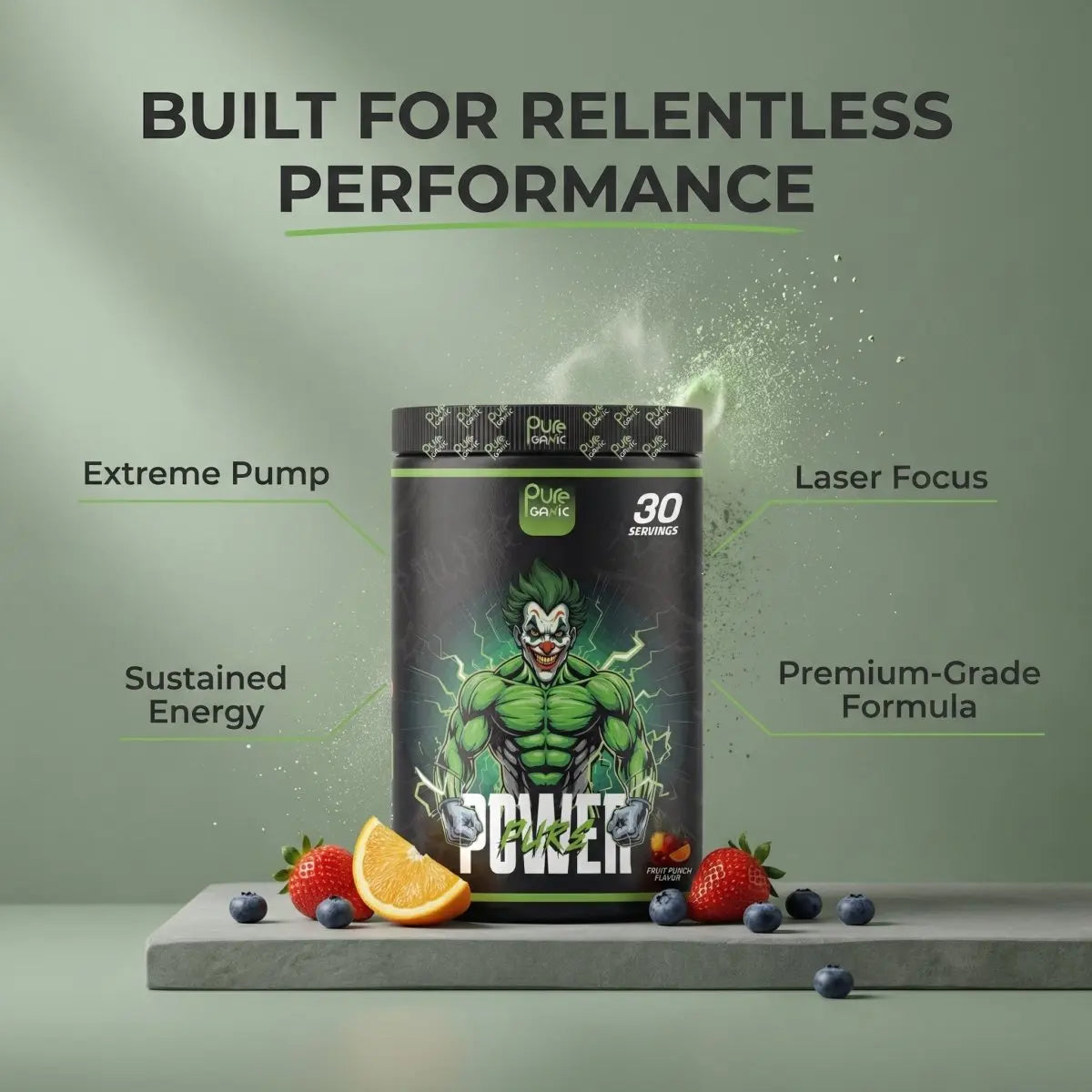 Pure Power - PreWorkout - Pureganic - eg