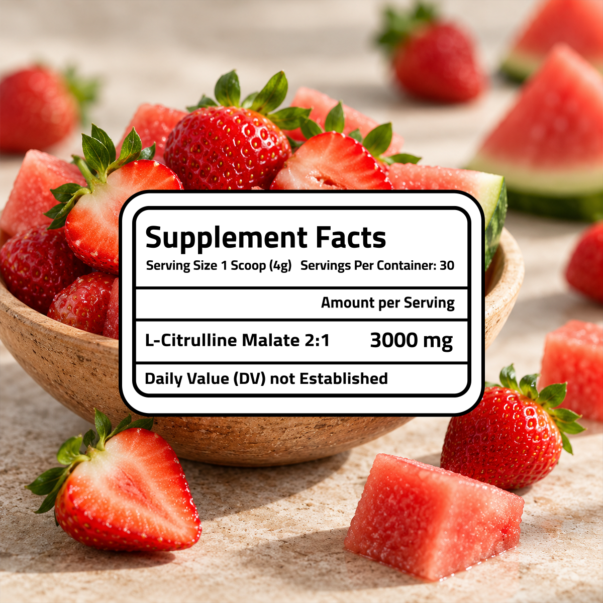 Citrulline Malate Strawberry Watermelon